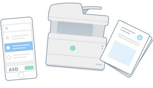 Printix Cloud Print Illustration