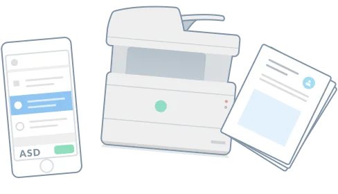 Printix Cloud Print Illustration